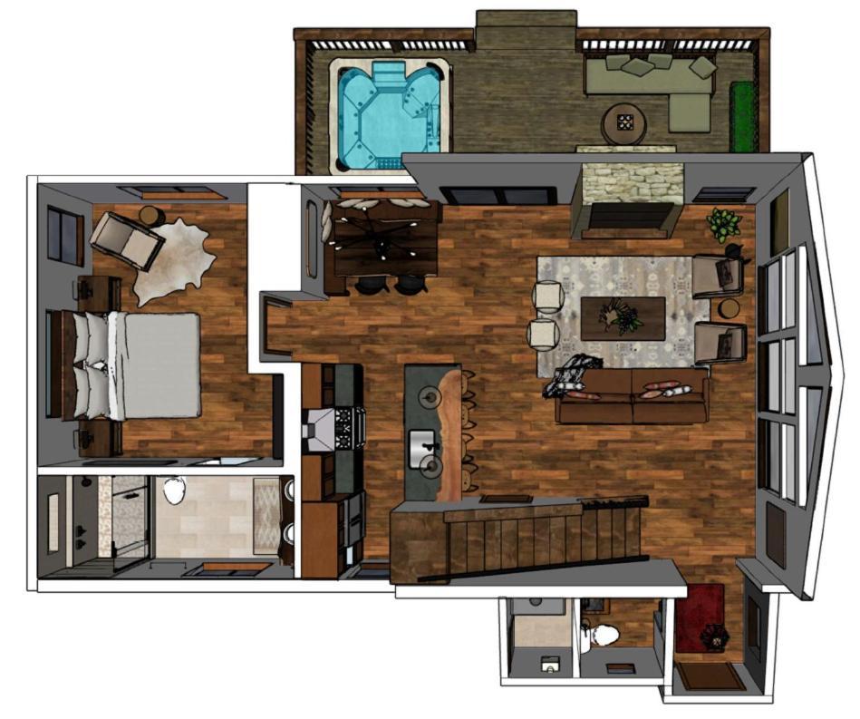 Chic Retreat Indoor Outdoor Fireplace, Private Jacuzzi, Great Location! Естес Парк Стая снимка